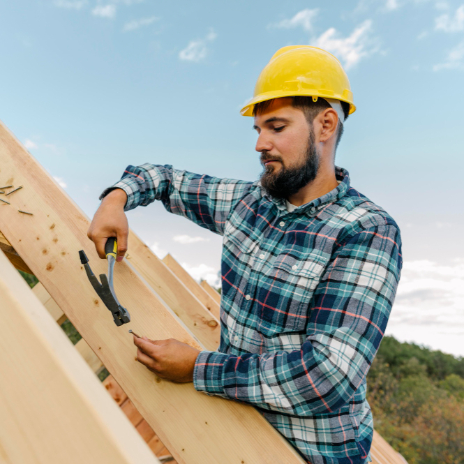 Residential Roofing Process Guide with Roof Material Sheet